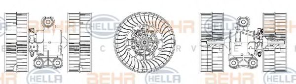 BEHR HELLA SERVICE 8EW 009 158-171