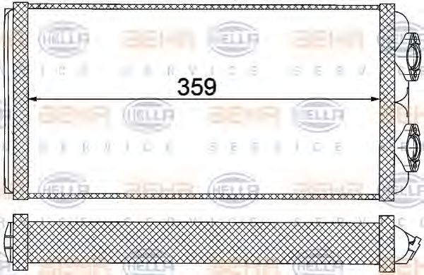 BEHR HELLA SERVICE 8FH 351 000-031