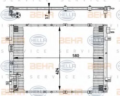 BEHR HELLA SERVICE 8FC 351 302-141