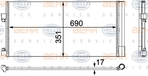 BEHR HELLA SERVICE 8FC 351 304-241