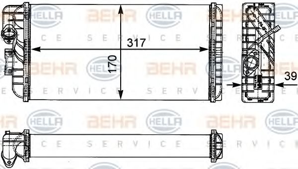 BEHR HELLA SERVICE 8FH 351 312-431