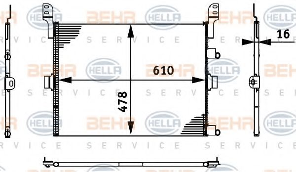 BEHR HELLA SERVICE 8FC 351 317-661