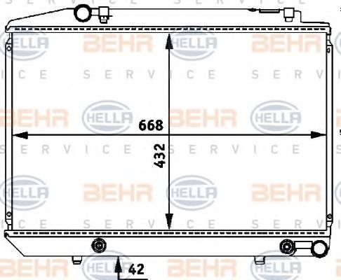 BEHR HELLA SERVICE 8MK 376 712-281