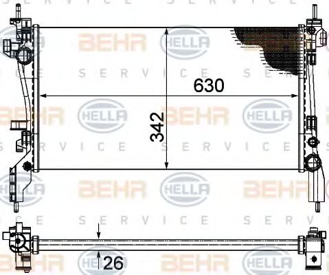 BEHR HELLA SERVICE 8MK 376 754-561