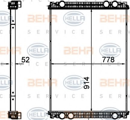 BEHR HELLA SERVICE 8MK 376 761-551