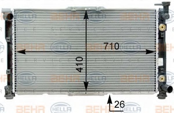 BEHR HELLA SERVICE 8MK 376 763-471
