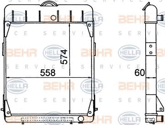 BEHR HELLA SERVICE 8MK 376 765-281