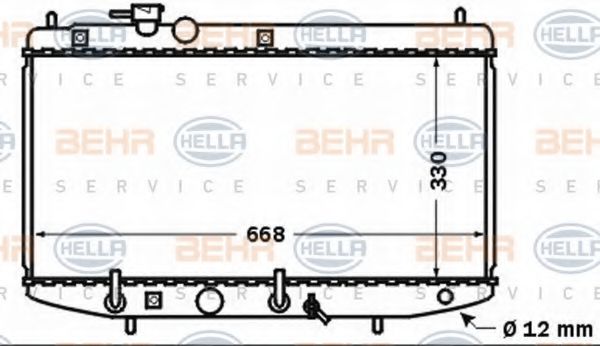 BEHR HELLA SERVICE 8MK 376 767-371