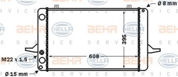 BEHR HELLA SERVICE 8MK 376 768-051