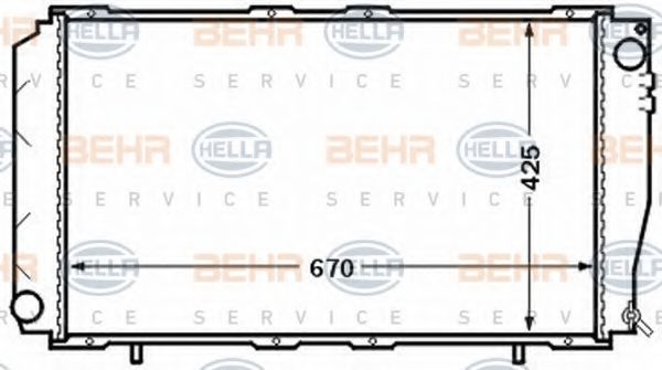 BEHR HELLA SERVICE 8MK 376 772-601