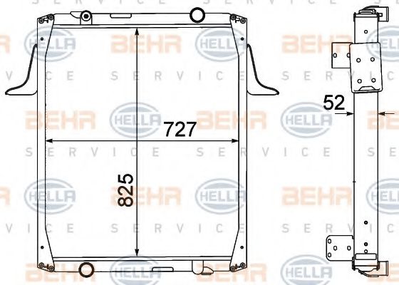 BEHR HELLA SERVICE 8MK 376 774-681