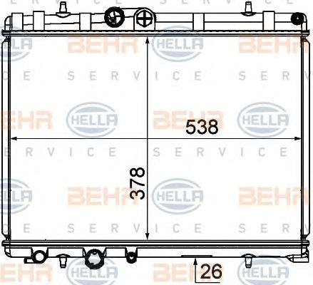 BEHR HELLA SERVICE 8MK 376 790-121