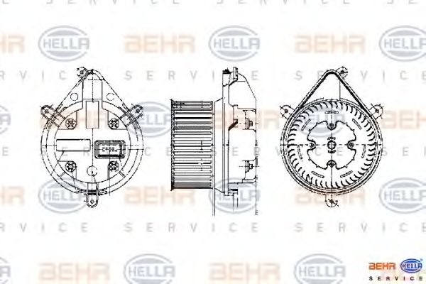 BEHR HELLA SERVICE 8EW 009 159-191