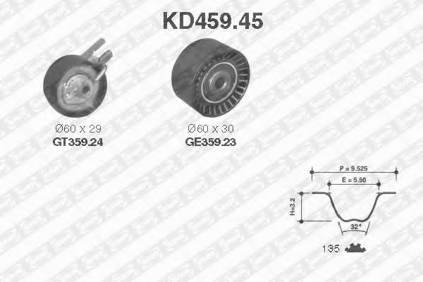 SNR KD459.45