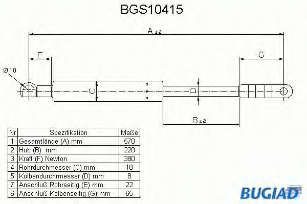 BUGIAD BGS10415