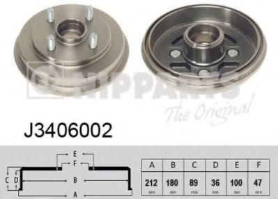 NIPPARTS J3406002