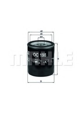 MAHLE ORIGINAL OC 198
