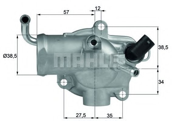MAHLE ORIGINAL TH 12 87