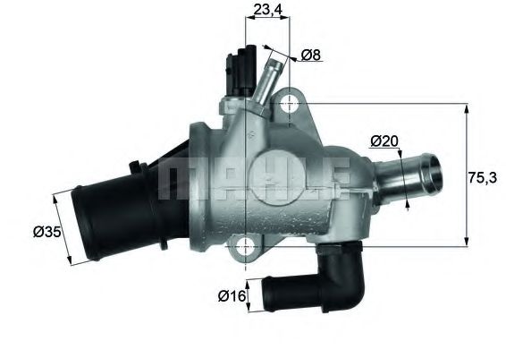 MAHLE ORIGINAL TI 174 88