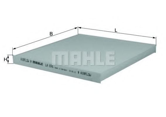 MAHLE ORIGINAL LA 876