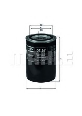MAHLE ORIGINAL OC 67