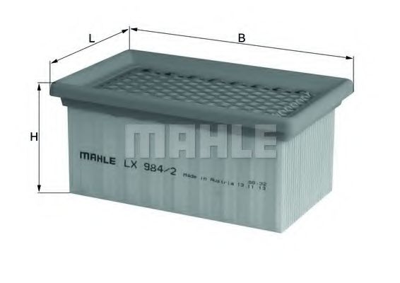 MAHLE ORIGINAL LX 984/2