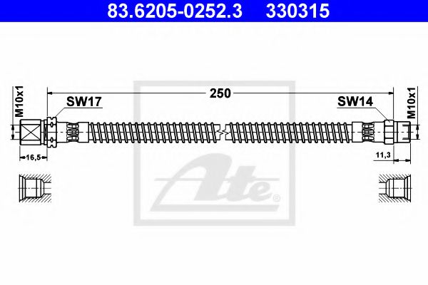ATE 83.6205-0252.3