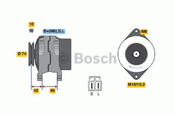 BOSCH 0 986 046 351