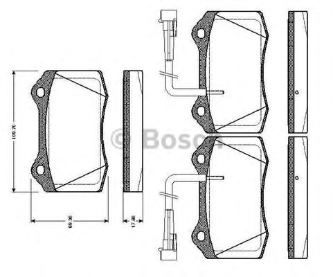 BOSCH 0 986 TB2 243