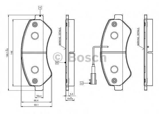 BOSCH 0 986 TB3 029