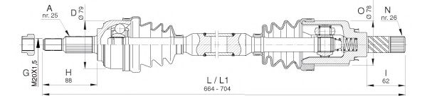 OPEN PARTS DRS6400.00