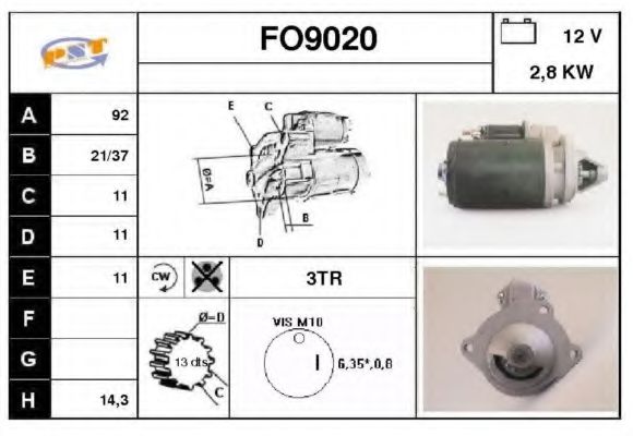 SNRA FO9020