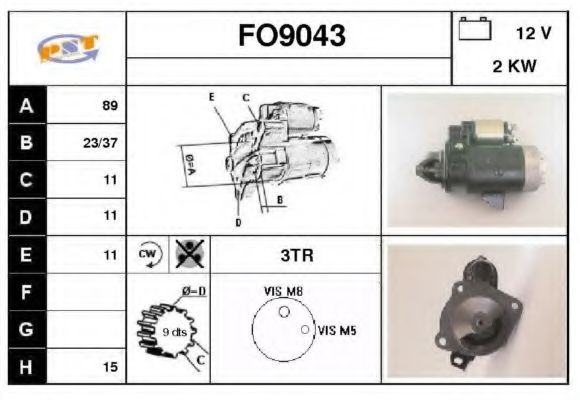 SNRA FO9043