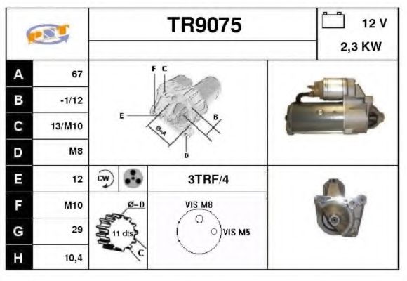 SNRA TR9075