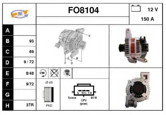 SNRA FO8104