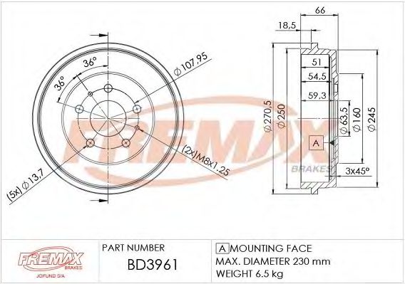 FREMAX BD-3961