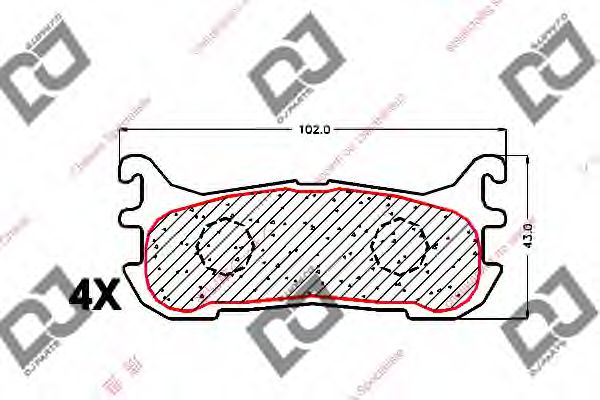 DJ PARTS BP1675