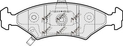 APEC braking PAD1145