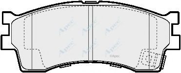 APEC braking PAD1160