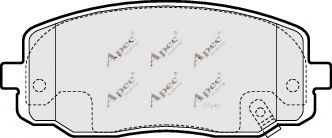 APEC braking PAD1458