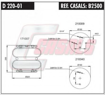 CASALS B2500