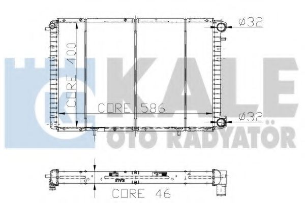 KALE OTO RADYATÖR 180500