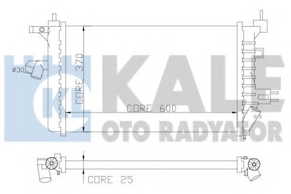 KALE OTO RADYATÖR 357800