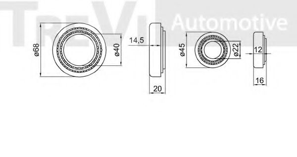 TREVI AUTOMOTIVE WB1657