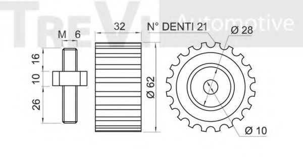 TREVI AUTOMOTIVE TD1087