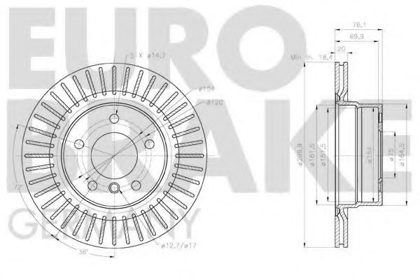 EUROBRAKE 58152015114