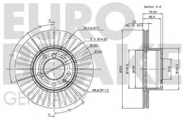 EUROBRAKE 5815201519