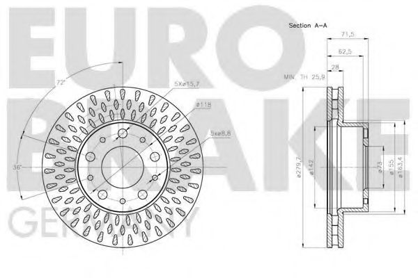 EUROBRAKE 5815201942