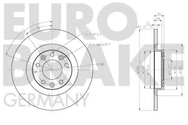EUROBRAKE 5815201957
