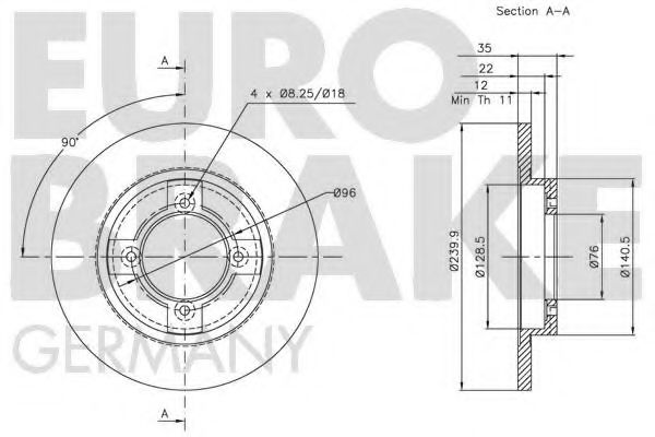 EUROBRAKE 5815202213